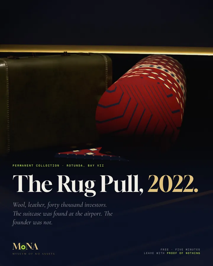 Poster: The Rug Pull, 2022